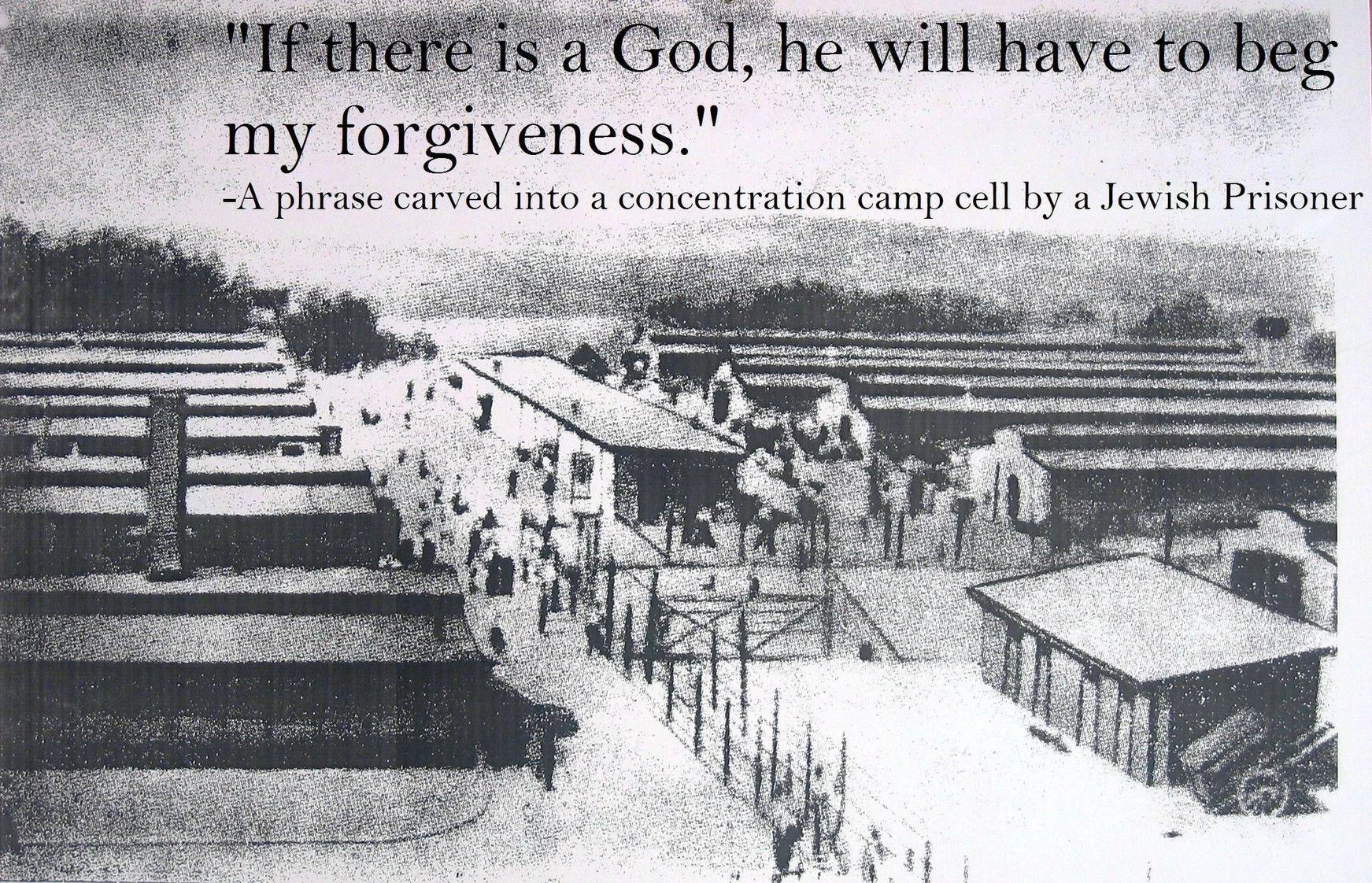 Quote about a Jewish prisoner